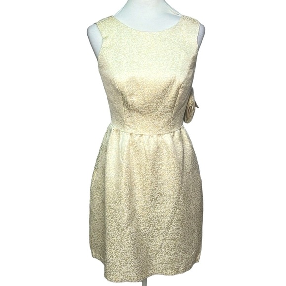 57 Grand Brocade Cocktail Dress Gold - Picture 2 of 6